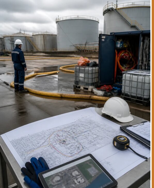 Разработка плана ликвидации разливов нефти в Сосногорске